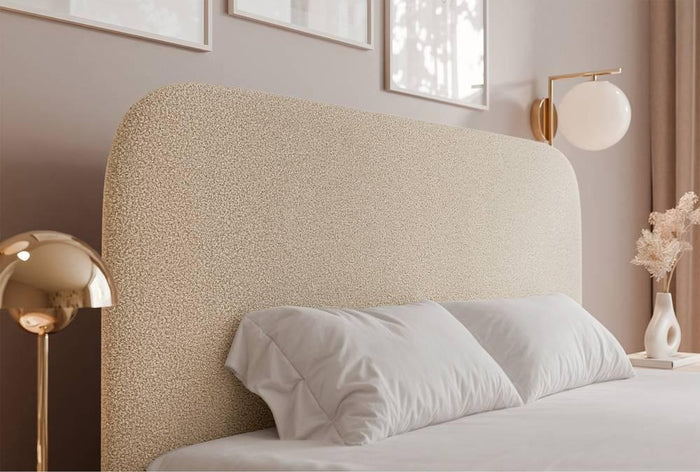 NADUVI Collection Bedframe Fia 140x200 bouclé met opbergvak