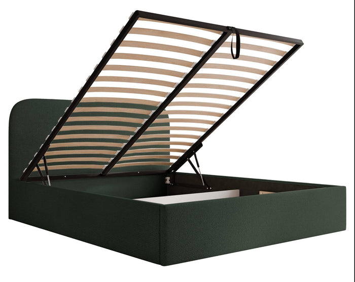 NADUVI Collection Bedframe Fia 140x200 chenille met opbergvak