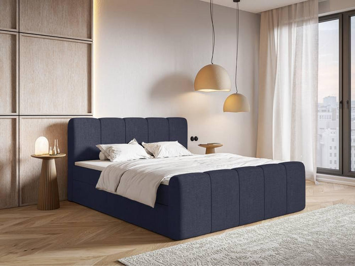 NADUVI Collection Boxspring Chloe 160x200 chenille met opbergruimte