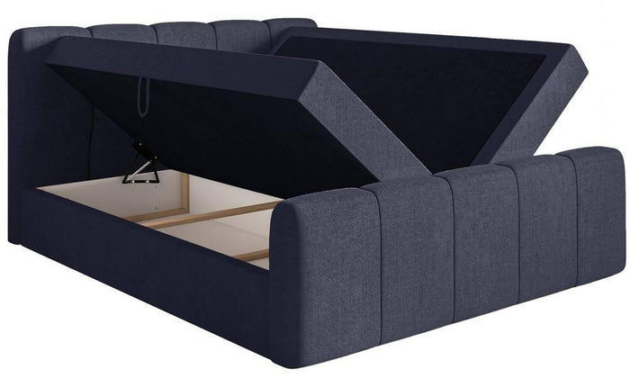 NADUVI Collection Boxspring Chloe 160x200 chenille met opbergruimte