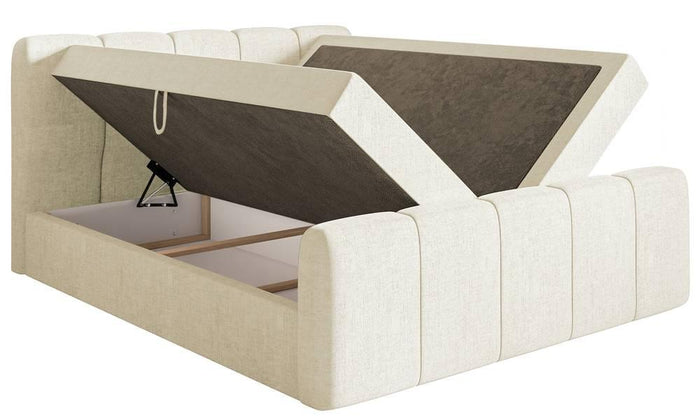 NADUVI Collection Boxspring Chloe 200x200 chenille met opbergruimte
