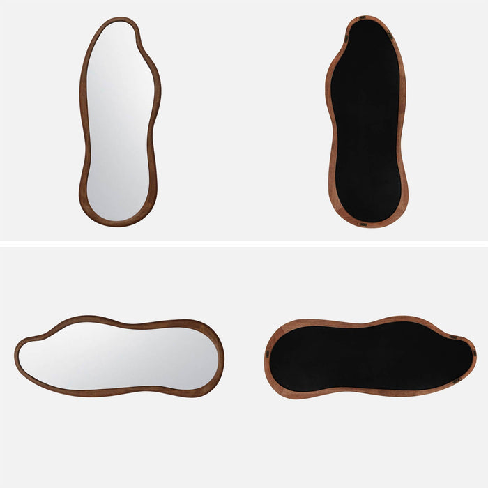 sweeek - Organische spiegel van heveahout