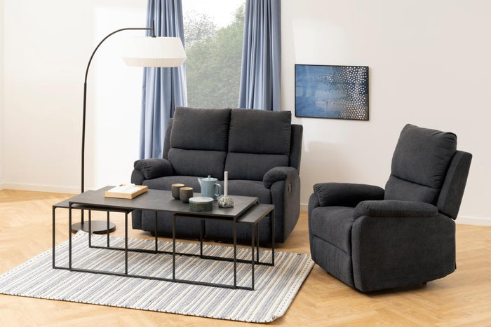 Giga Living - Relaxfauteuil Ulsa Donkergrijs