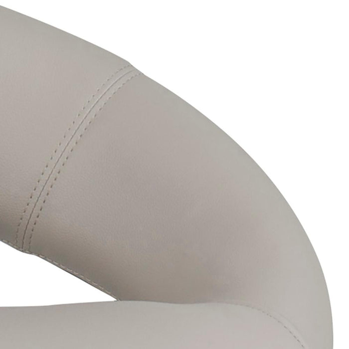 Giga Living - Barkruk - Taupe PU leer - Zithoogte 79cm - Trana