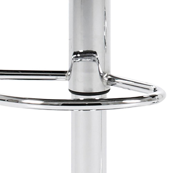 Giga Living - Barkruk - Zwart PU leer - Zithoogte 79cm - Trana - Set van 2