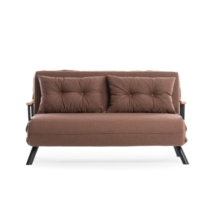 Calicosy - Slaapbank voor 2 personen - SANDO - Bruin