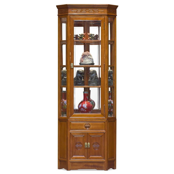 Fine Asianliving Chinese Display Hoekkast Rosewood