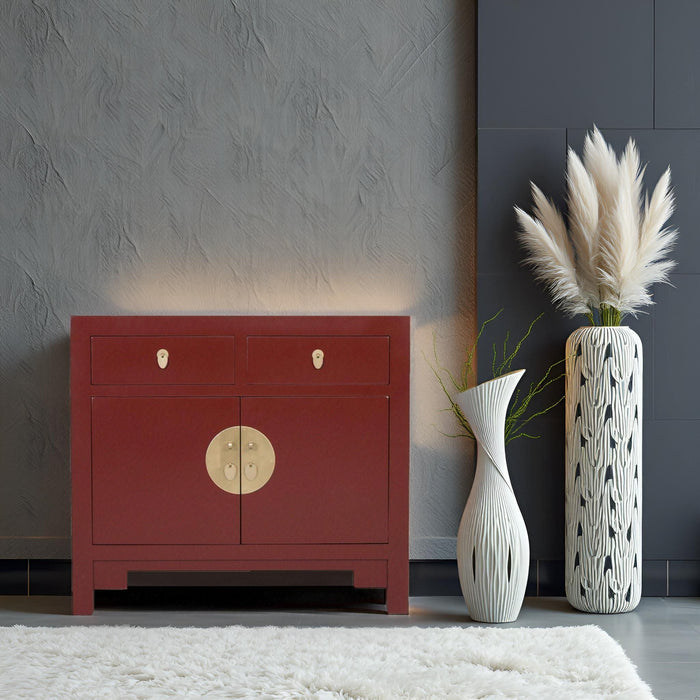 Fine Asianliving Chinese Kast Scarlet Rouge -
