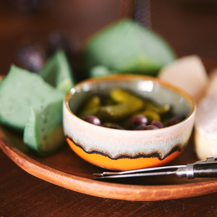 HKliving 70's Ceramics Dessert Kommen Ø 12,5 cm - Set van 4 - Reef