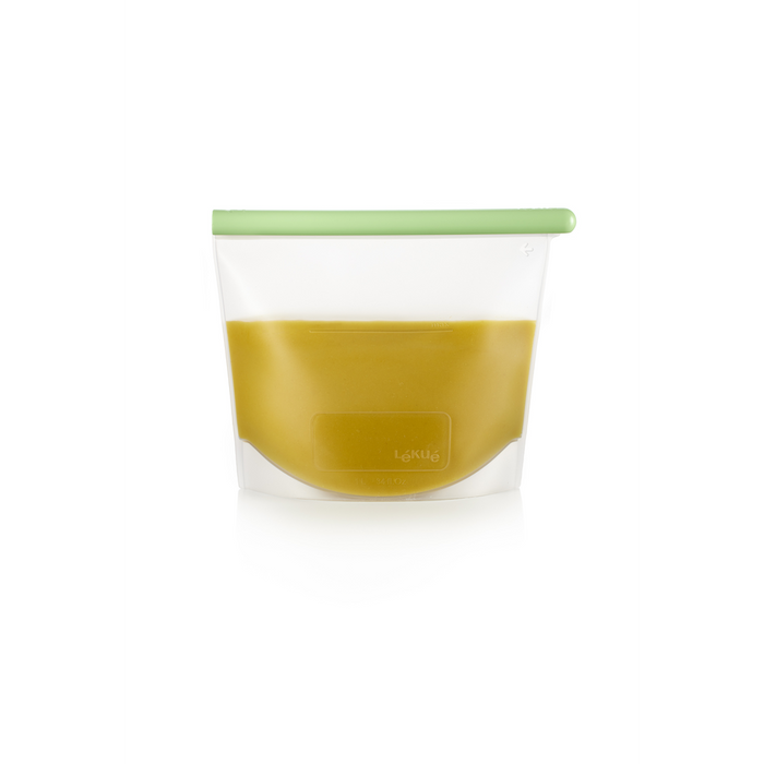 Vershoudzak Staand 1 L, Herbruikbaar - Green