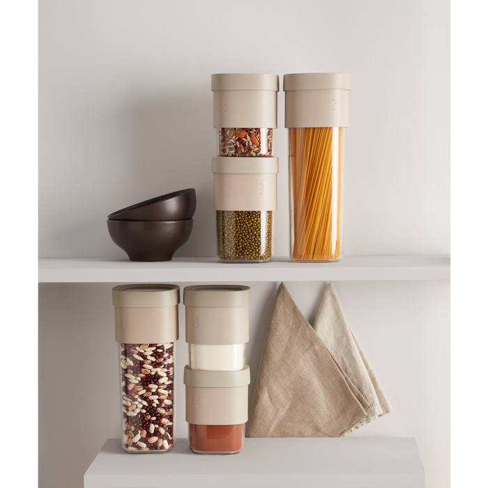 Flip Storage Voorraadbussen, set van 3 - Green