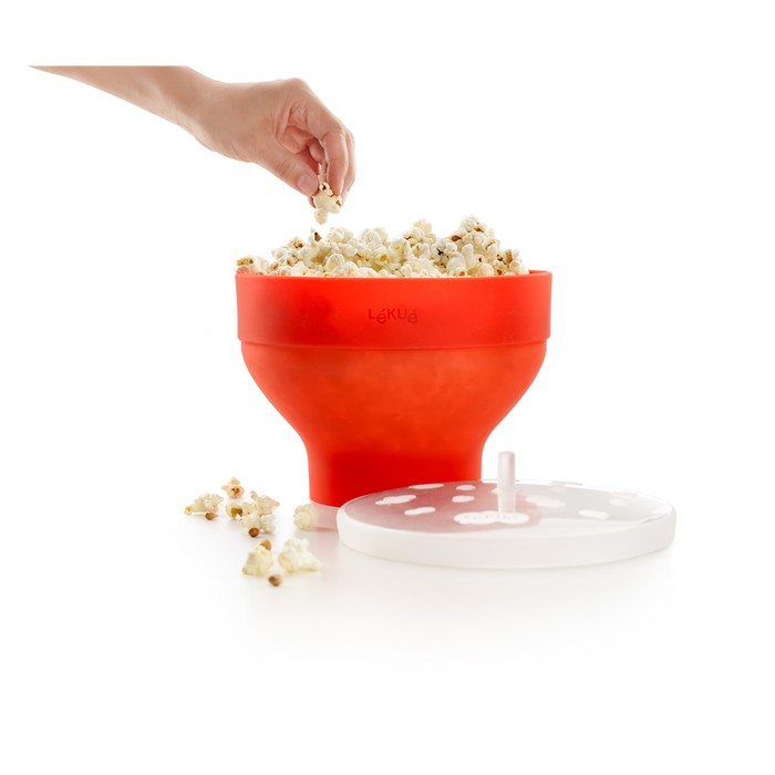 Magnetron Popcorn Maker - Red