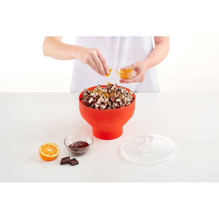 Magnetron Popcorn Maker - Red