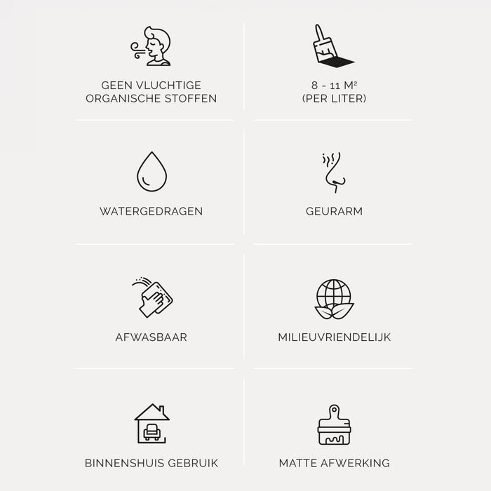 Spinder x Eva van de Ven 1L matte muurverf - Maeve