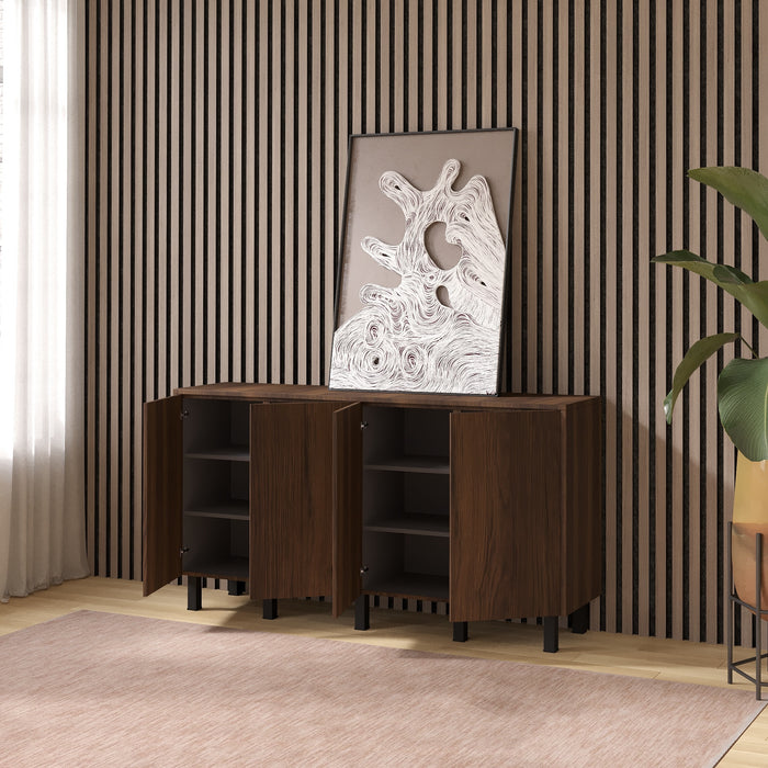 Artego Design Trentino Ayaya 163 cm Dressoir Walnoot