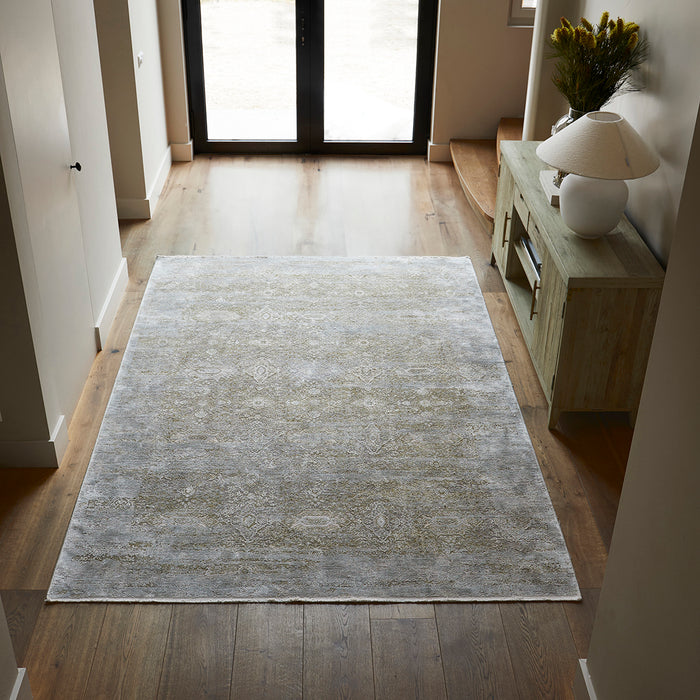 Rivièra Maison - Chic Kayseri Tapijt in Aardetinten van Bamboe en Acryl, Afmetingen 400x300 cm