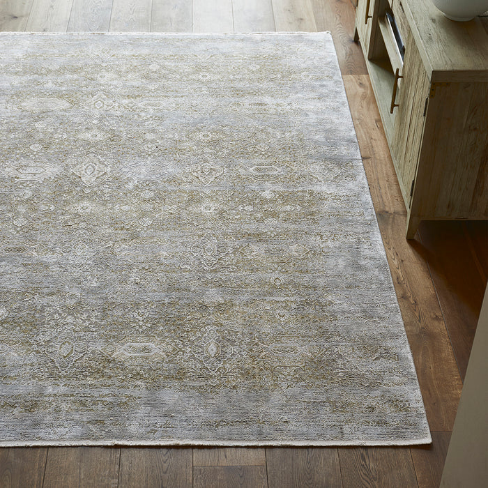 Rivièra Maison - Chic Kayseri Tapijt in Aardetinten van Bamboe en Acryl, Afmetingen 400x300 cm