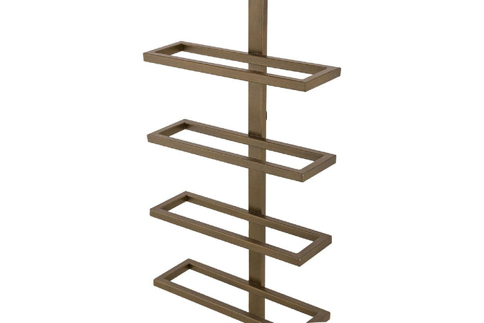 PTMD Icon Wijnrek - 10 x 27 x 116 cm - Ijzer - Goud