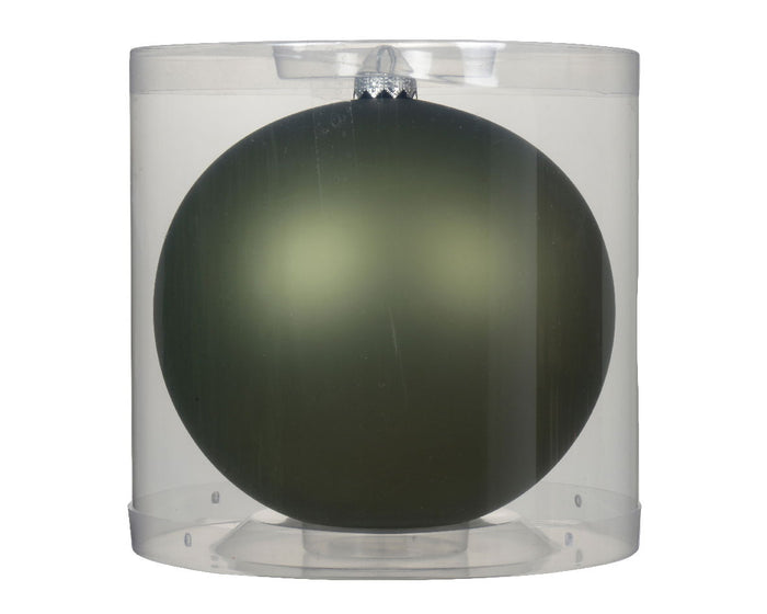 Decoris - Kerstballen glas d15 cm rosemarijn N