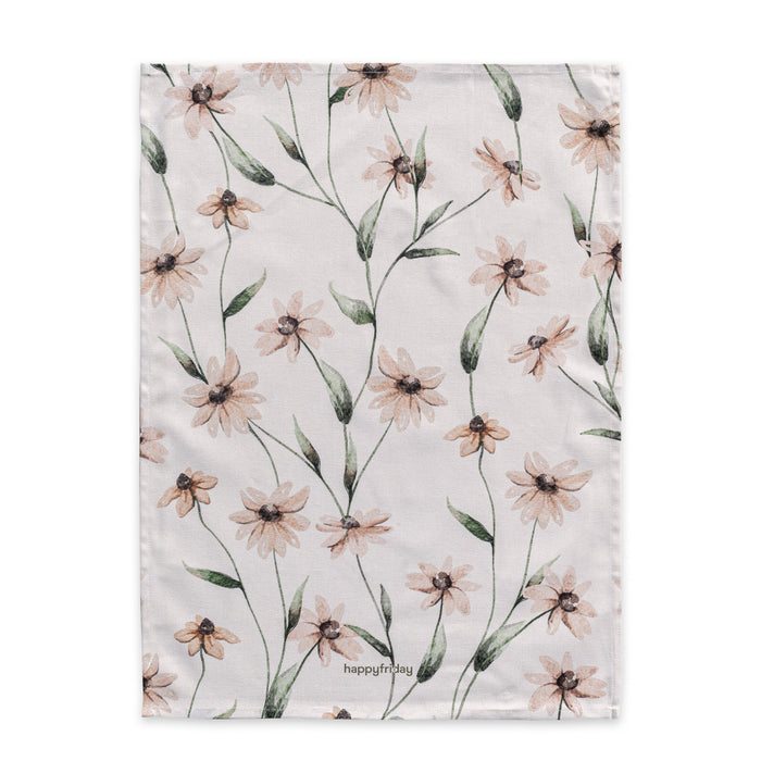 Tinny bloom Keukenhanddoek 2 stuks 70x50 cm Happyfriday, Veelkleurig, 100% katoen, de kwaliteit van 200 Gr x m2