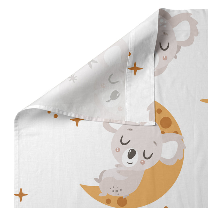 Baby koala Laken Set ledikant 2-delig Moshi Moshi, Veelkleurig, 100% katoen, de kwaliteit van 150 TC