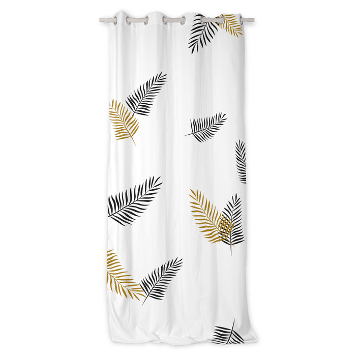 Foliage Gordijn 140x300 cm Blanc, Veelkleurig, 100% polyester, de kwaliteit van