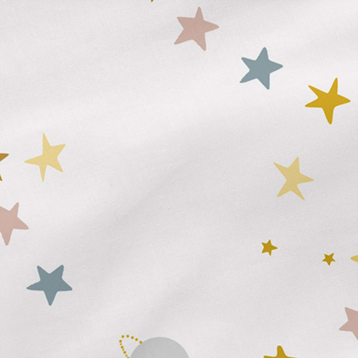 Saturn Kussensloop 50x75 cm Happyfriday Mini, Veelkleurig, 100% katoen, de kwaliteit van 150 TC