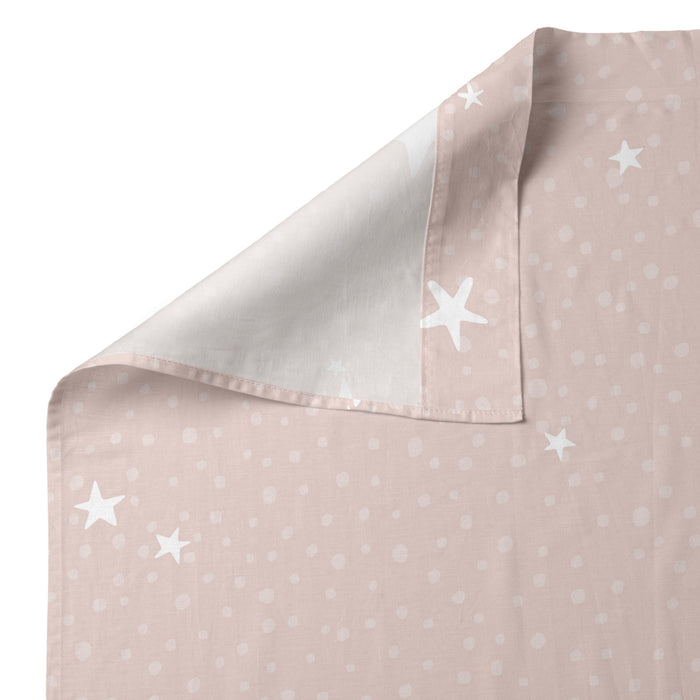Little star Laken Set ledikant 2-delig Roze Basic Kids, Rosa, 100% katoen, de kwaliteit van 150 TC