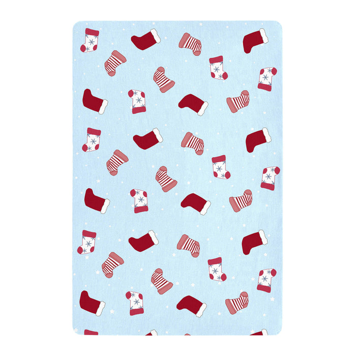 Merry christmas Hoeslaken wieg Xmas, Veelkleurig, 100% katoen, de kwaliteit van 150 hilos