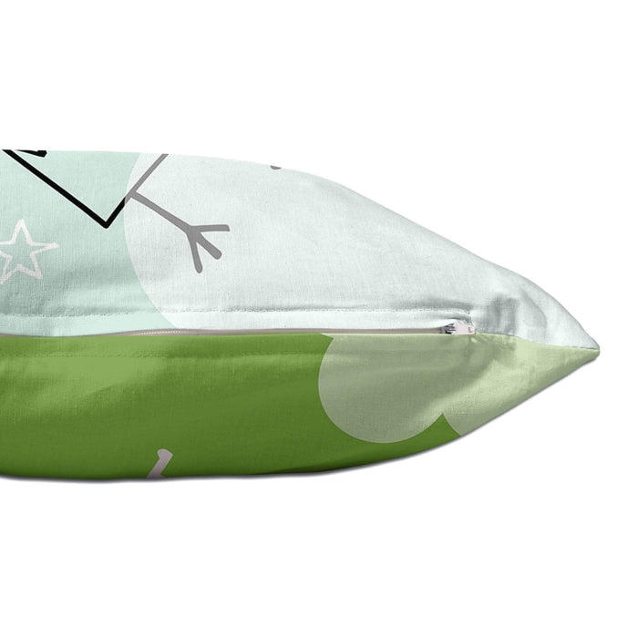 Macaque Kussenhoes 50x30 cm Moshi Moshi, Veelkleurig, 100% katoen, de kwaliteit van 150 hilos