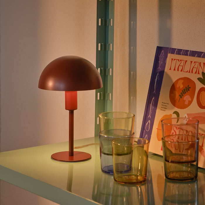 Nordlux Ellen Mini Tafellamp - Ø 16 cm - Bordeaux