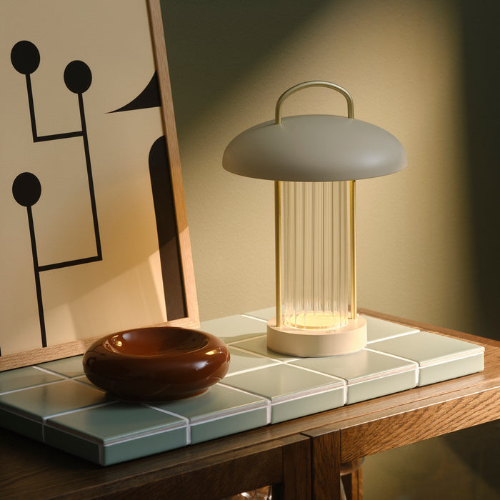 Nordlux Mirano Draagbare Tafellamp - Beige