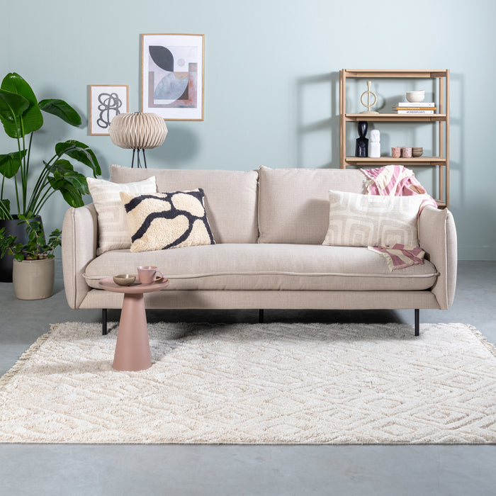 by fonQ Flora Sierkussen 40 x 60 cm - Zwart