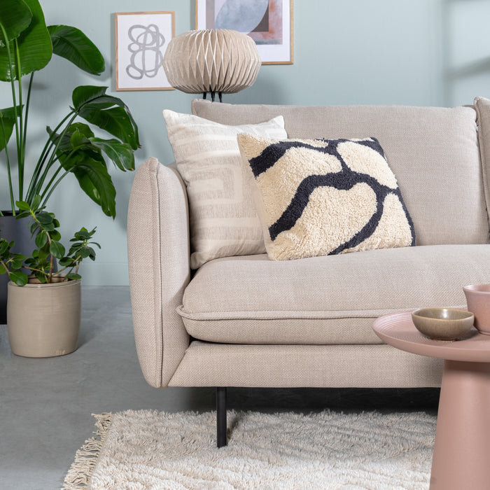 by fonQ Flora Sierkussen 40 x 60 cm - Zwart