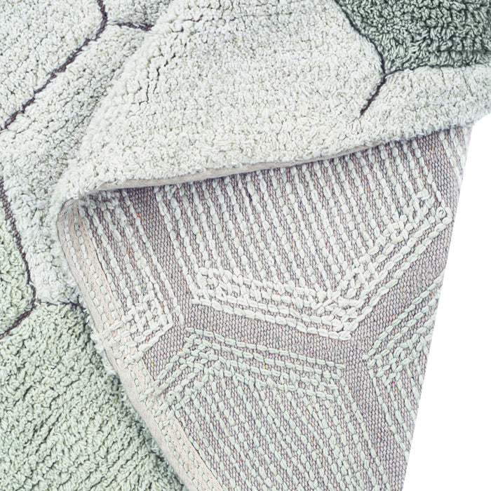 Lorena Canals Planet Bee Honingraat Vloerkleed Ø 140 cm - Blauw