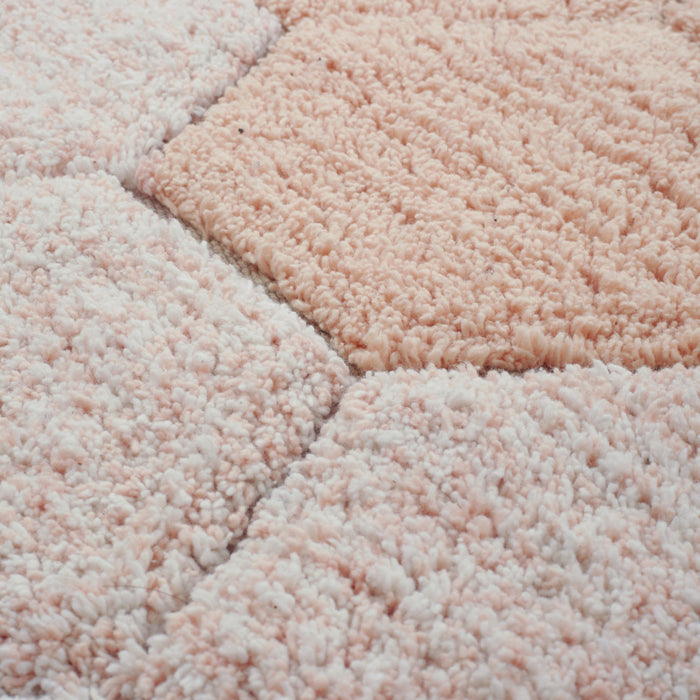 Lorena Canals Planet Bee Honingraat Vloerkleed Ø 140 cm - Roze