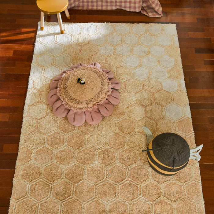 Lorena Canals Planet Bee Vloerkleed 140 x 200 cm - Sweet Honey