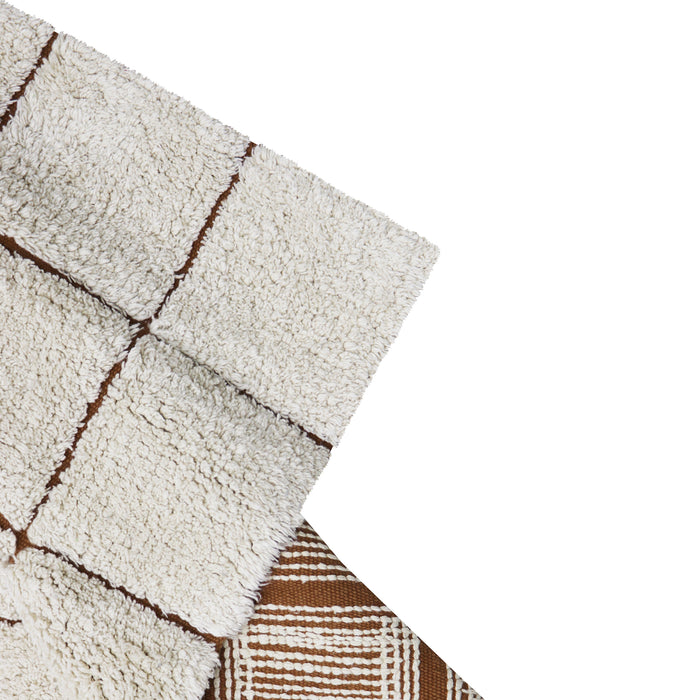 Lorena Canals Mosaic Vloerkleed 140 x 200 cm - Wit