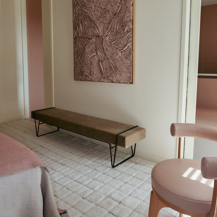 Lorena Canals Mosaic Vloerkleed 170 x 240 cm - Naturel