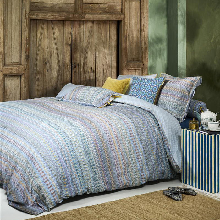 Pip Studio Ashanti Dekbedovertrek 140 x 200/220 cm - Blauw