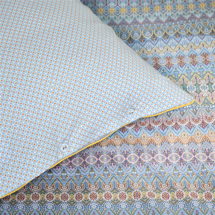 Pip Studio Ashanti Dekbedovertrek 140 x 200/220 cm - Blauw