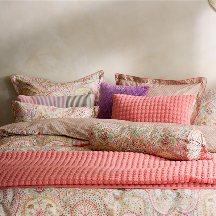 Pip Studio Jabali Flower Dekbedovertrek - 140 x 200/220 cm - Coral