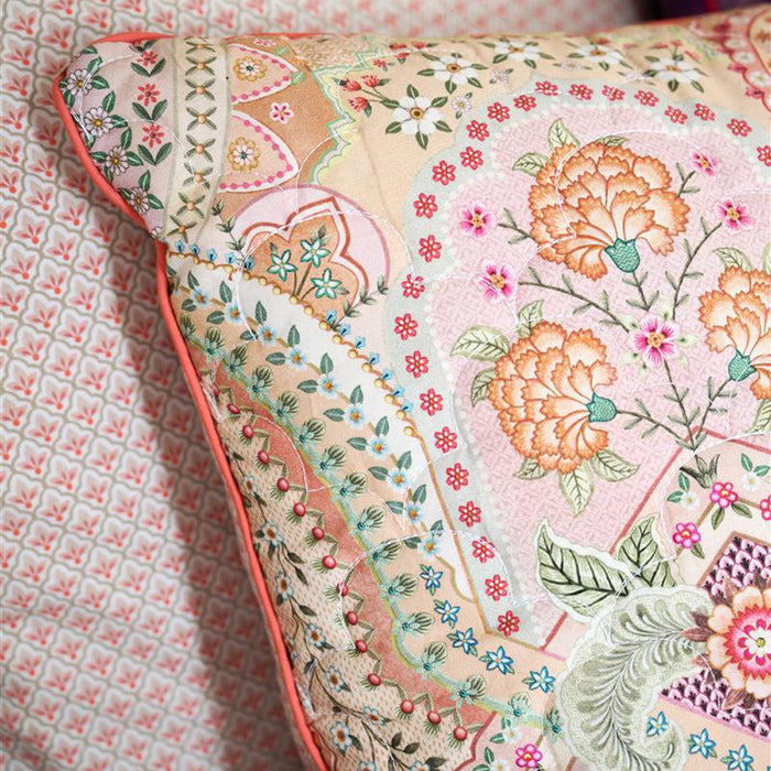 Pip Studio Jabali Flower Quilted Sierkussen 45 x 70 cm - Coral