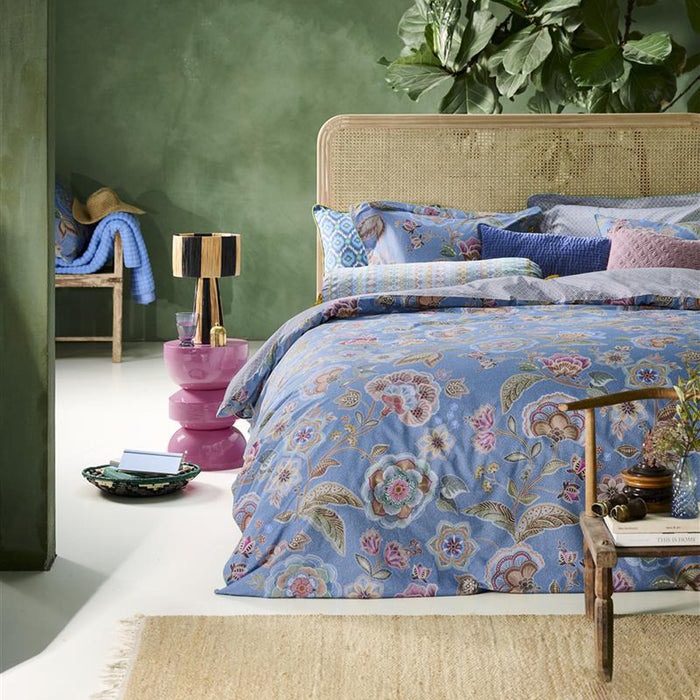 Pip Studio Matata Dekbedovertrek 140 x 200/220 cm - Blauw