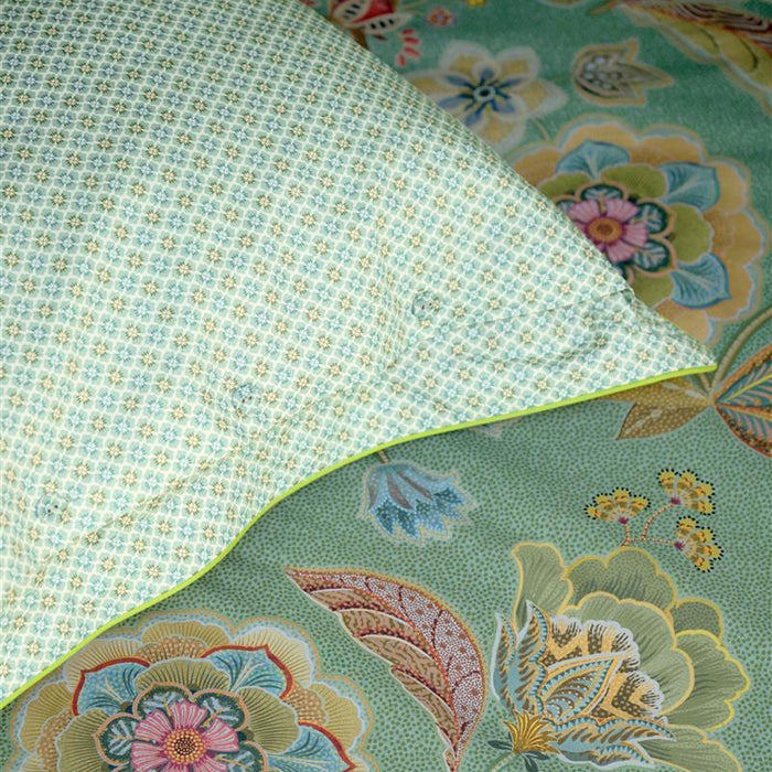 Pip Studio Matata Dekbedovertrek 140 x 200/220 cm - Groen