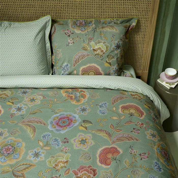 Pip Studio Matata Dekbedovertrek 140 x 200/220 cm - Groen