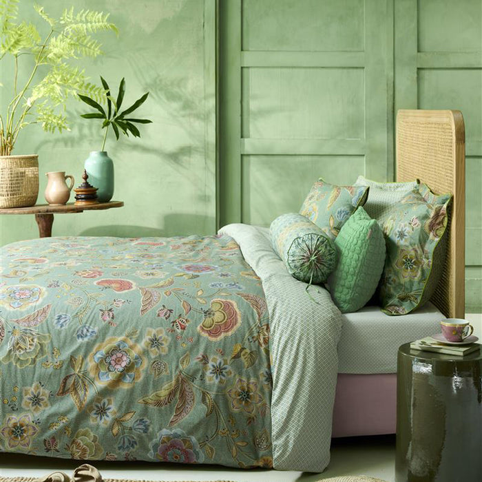 Pip Studio Matata Dekbedovertrek 140 x 200/220 cm - Groen