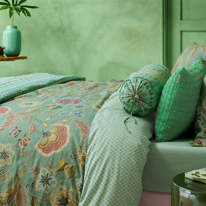 Pip Studio Matata Dekbedovertrek 200 x 200/220 cm - Groen