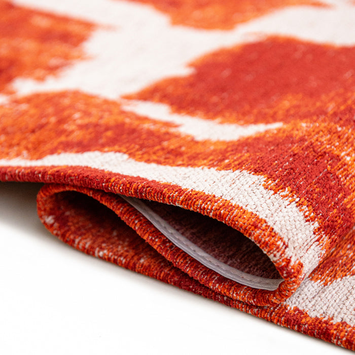 Lola & Moi Ikat Vloerkleed 140 x 200 cm - Gold Blood