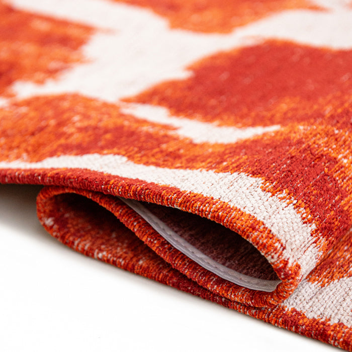 Lola & Moi Ikat Vloerkleed 80 x 150 cm - Gold Blood